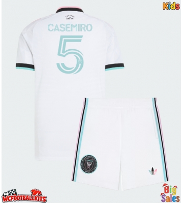 Inter Miami Casemiro #5 Replica Third Stadium Kit for Kids 2026-27 Short Sleeve (+ pants)